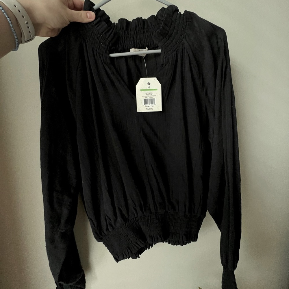 black blouse